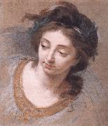 VIGEE-LEBRUN, Elisabeth Woman's Head iy China oil painting reproduction